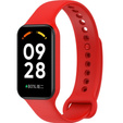 Pasek Silikonowy do Xiaomi Redmi Smart Band 2 / Xiaomi Smart Mi Band 8 Active, Czerwony