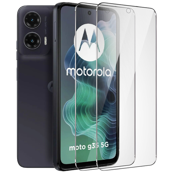 2x Szkło Hartowane ERBORD 9H Hard Glass do Motorola Moto G35 5G – codzienna ochrona w eleganckim wydaniu