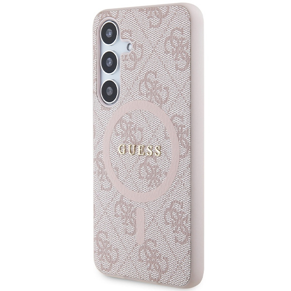 Etui Guess HC MagSafe PU 4G Ring Classic Logo do Samsung Galaxy S24