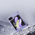 Etui Dux Ducis do Samsung Galaxy Z Flip5 5G, Bril, fioletowe