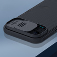 Etui do iPhone 15 Plus, pancerne Nillkin, CamShield Pro, Czarne