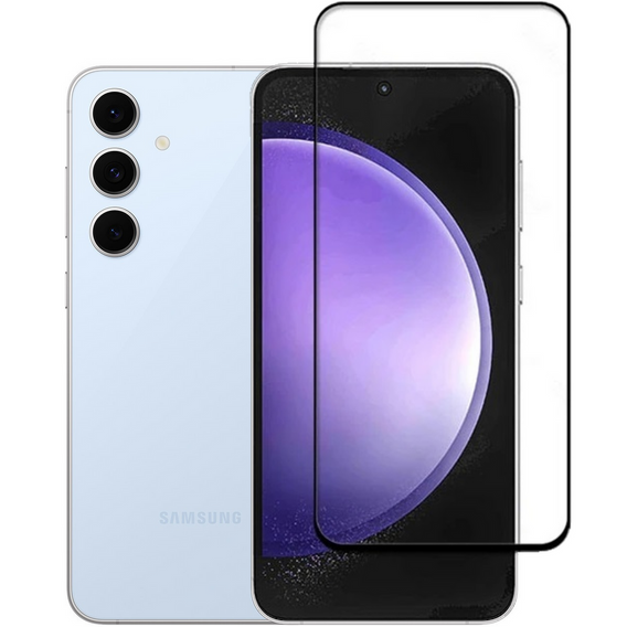 Szkło Hartowane 3D do Samsung Galaxy S24 FE, czarna ramka