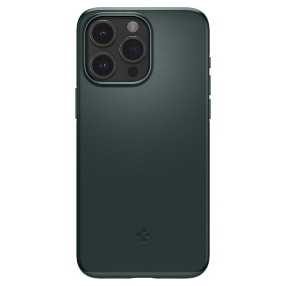 Etui Spigen do Apple iPhone 15 Pro Max, Thin Fit, Zielone