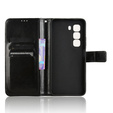 Etui z klapką do Infinix Hot 50 Pro+ 4G, Crazy Horse Wallet, czarne