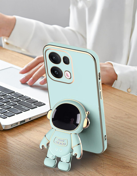 Etui do Oppo Reno 13 Pro, Astronaut, zielone