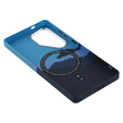 Etui do Samsung S25 Ultra, Carbon Fiber MagSafe, niebieskie / granatowe