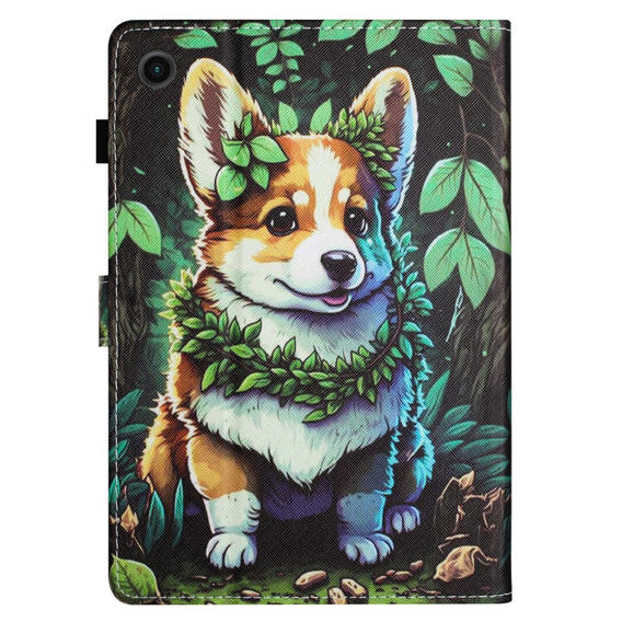 Etui do Samsung Galaxy Tab A9 X110 / X115, corgi dog