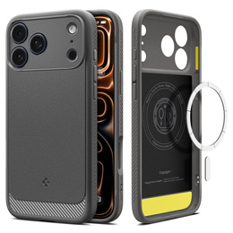 Etui Spigen Rugged Armor MagSafe do iPhone 17 Pro Max, Grey
