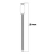 Bransoleta Milanese do Xiaomi Smart Band 9 Active / Xiaomi Redmi Band 3, Srebrna