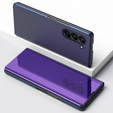 Etui do Samsung Galaxy Z Fold 5 5G, Clear View, fioletowe