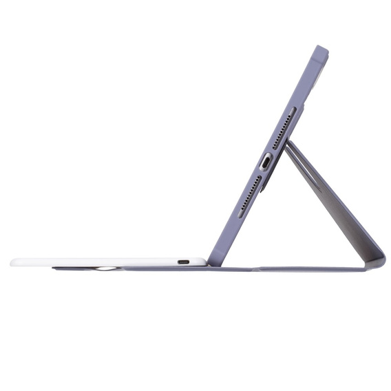 Etui z klawiaturą do iPad 11" 2025 A16 (11 gen.) / iPad 10.9" 2022 (10 gen.), Rotary 360° Leather, fioletowe