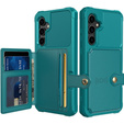Etui do Samsung Galaxy S23 FE, Card Holder Kickstand, zielone