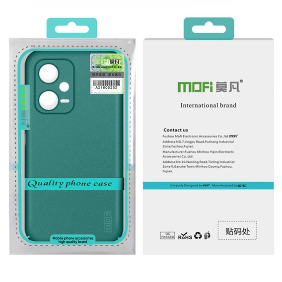 Etui MOFI do Xiaomi Poco X5 / Redmi Note 12 5G, cienkie, zielone