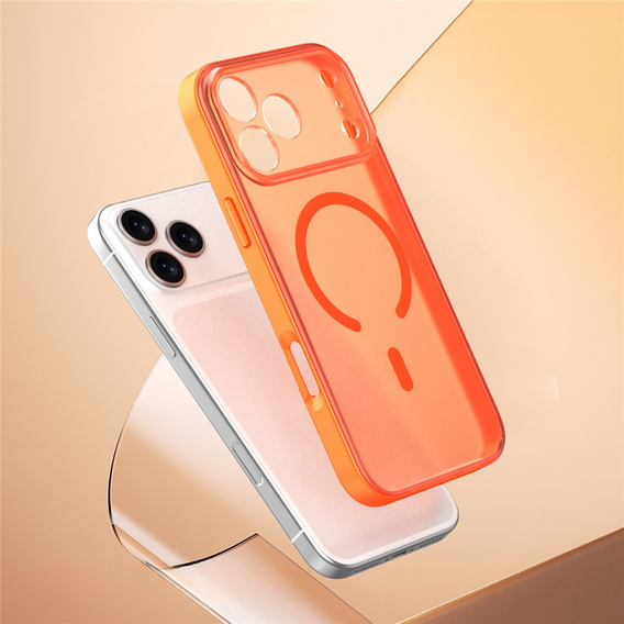 Etui matowe do iPhone 17 Pro Max, do MagSafe, z ochroną aparatów