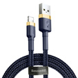 Baseus Cafule – kabel USB-A do Lightning 1 m 2,4A złoto-niebieski