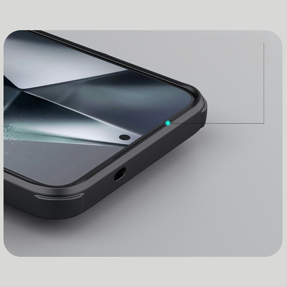 Etui NILLKIN do Samsung Galaxy S25, Frosted Shield, do MagSafe, czarne