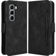 Etui z klapką do Infinix Hot 50 Pro+ 4G, Card Slot, czarne