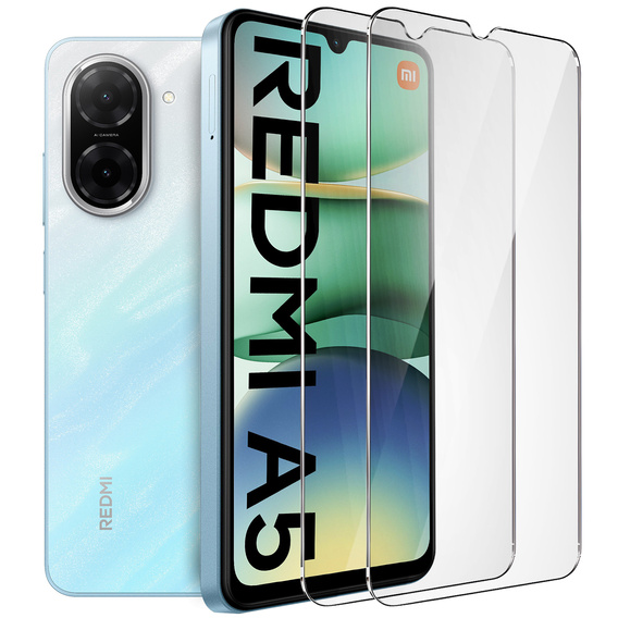 2x Szkło Hartowane ERBORD 9H Hard Glass do Xiaomi Redmi A5 – codzienna ochrona w eleganckim wydaniu