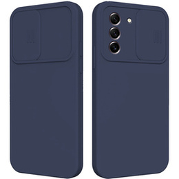 Etui Soft TPU CamShield do Samsung Galaxy S22+ Plus 5G, Dark Blue