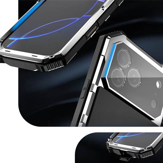 Etui pancerne z podstawką R-JUST do iPhone 17 Pro Max