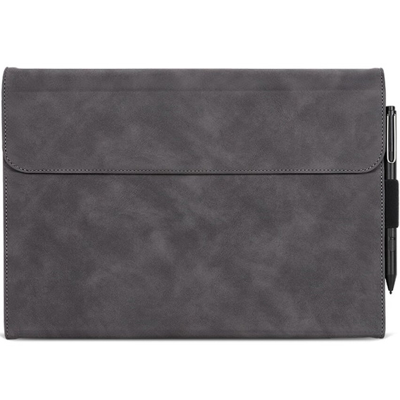 Etui do Microsoft Surface Go 3/Go 2/Go, Wallet Pen Slot, szare