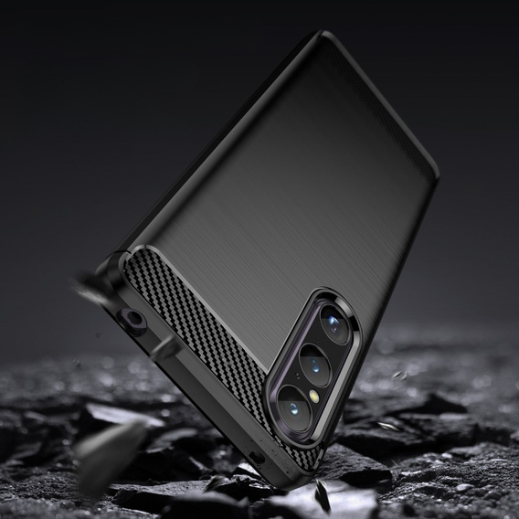 Etui do Sony Xperia 1 V, Karbon, czarne