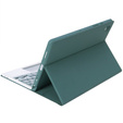 Etui z klawiaturą do Samsung Galaxy Tab A8 10.5 X200 / X205, Touchpad, ciemnozielone
