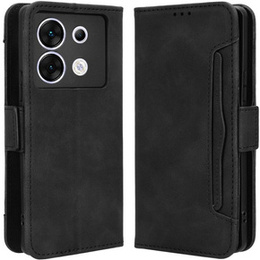 Etui z klapką do Infinix Zero 30 5G, Card Slot, czarne
