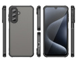 Etui Matt Case do Samsung Galaxy A17 5G, przydymione z czarnymi bokami