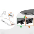 Etui do iPhone 17 Pro Max, Wodoodporne IP68, SHELLBOX MagSafe, czarne