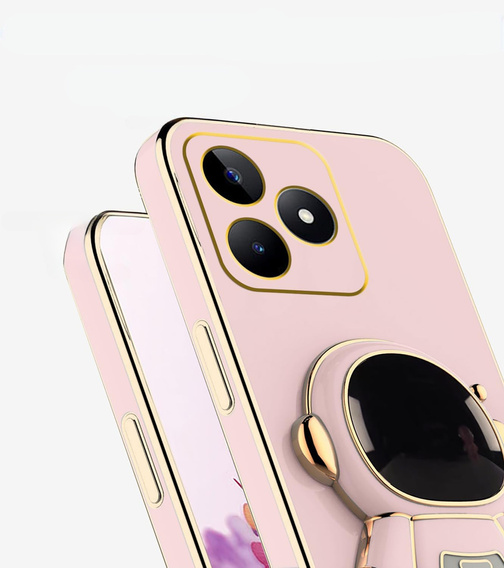 Etui do Realme Note 50, Astronaut, różowe