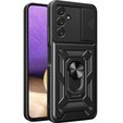 Etui pancerne do Samsung Galaxy A14 4G/5G, CamShield Slide, czarne