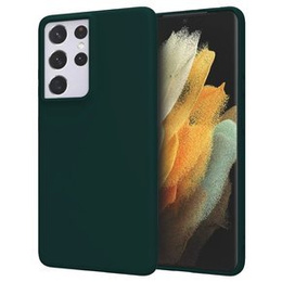 Etui ERBORD Silicon Lite do Samsung Galaxy S21 Ultra, Bottle Green