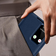 Etui z klapką do Samsung Galaxy S25, Smart View Wallet, niebieskie