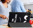 Etui z klapką z napisem Don't Touch Me do Xiaomi Redmi Pad 2