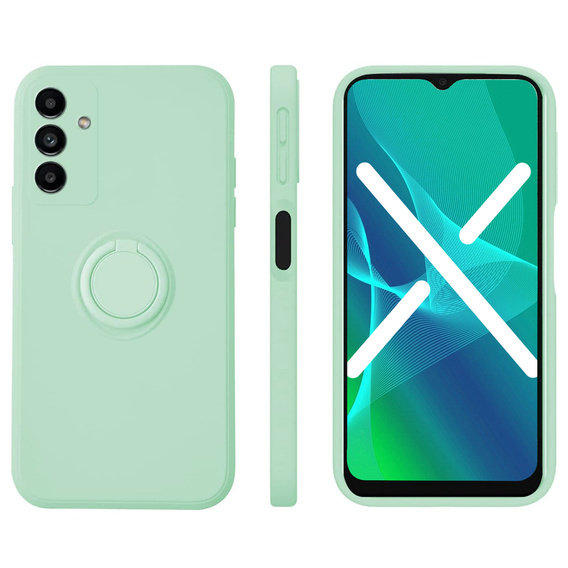 Etui Smooth Ring do Samsung Galaxy A04S / A13 5G, Light Green