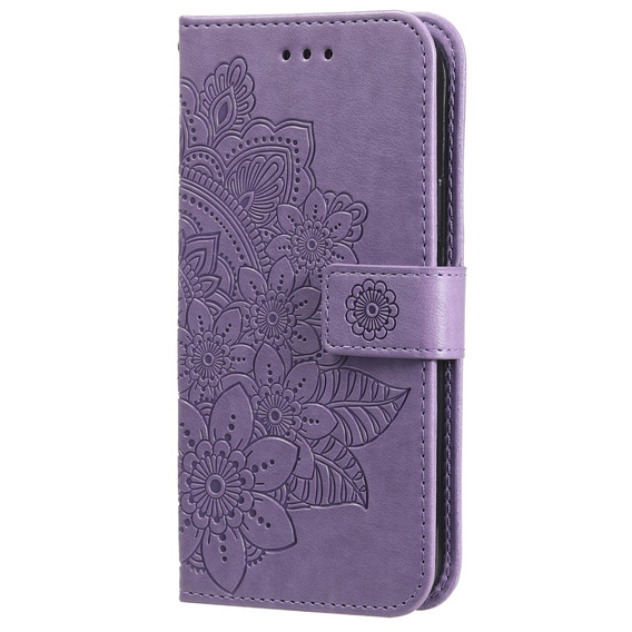 Etui z klapką do Xiaomi Redmi Note 13 5G, Mandala, fioletowe