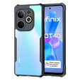 Etui do Infinix Hot 40i, AntiDrop Hybrid, czarne