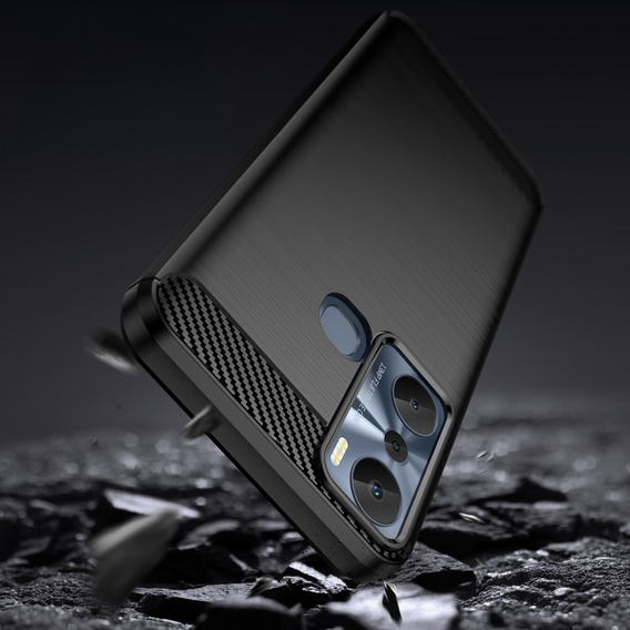 Etui do Infinix Hot 20i, Karbon, czarne