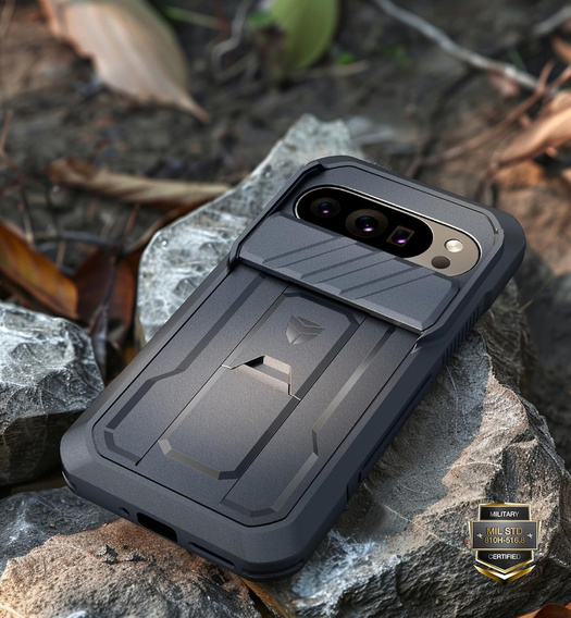 Etui pancerne do Google Pixel 10 / 10 Pro, Dexnor Full Body (Two Frames), niebieskie