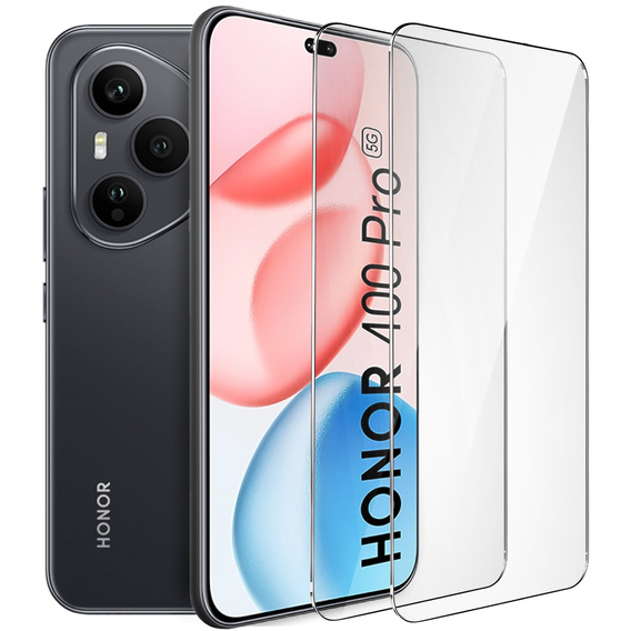 2x Szkło Hartowane ERBORD 9H Hard Glass do Honor 400 Pro 5G – codzienna ochrona w eleganckim wydaniu