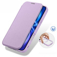 Etui Dux Ducis do iPhone 17, Skin X Pro,  z klapką, do MagSafe, fioletowe