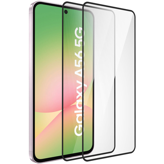 2x Szkło Hartowane ERBORD 3D do Samsung Galaxy A56 5G – pełna ochrona ekranu z zaokrąglonymi krawędziami