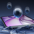 Szkło Hartowane ESR do iPad Air 13" 2025/2024 (7/6 gen.), z ramką do montażu (2 sztuki)