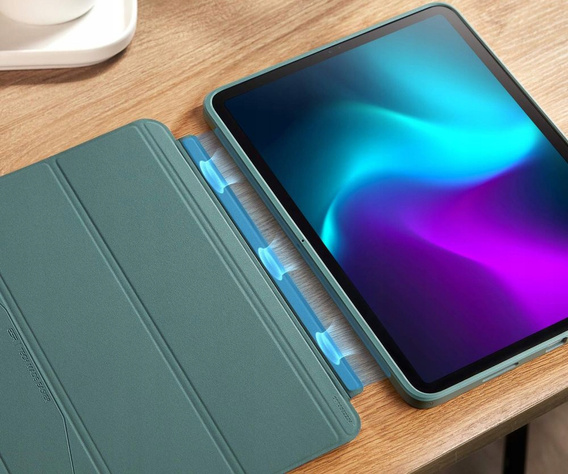 Etui do iPad Air 13" 2025/2024 (7/6 gen.) / Pro 13" 2024 (7 gen.) / Pro 12.9" 2022/2021/2020 (6/5/4 gen.), ESR Ascend, zielone