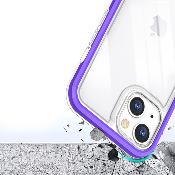 Etui ERBORD do iPhone 13 Mini, Hybrid Frame, Purple