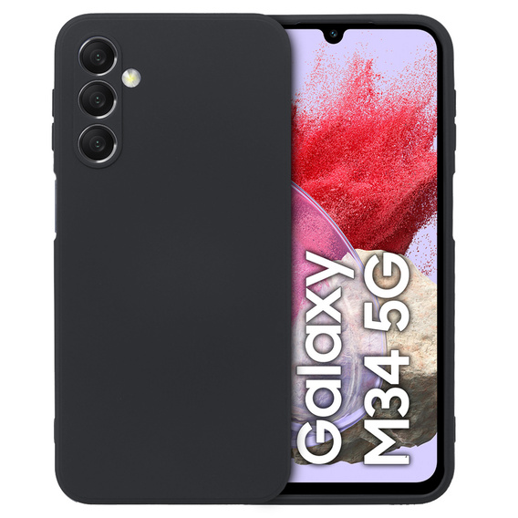 Etui do Samsung Galaxy M34 5G, Silicone Lite, czarne