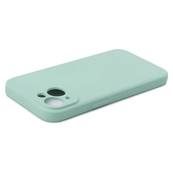 Etui do iPhone 15 Plus, Silicone Lite, miętowe