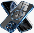 Etui do iPhone 11 Pro, Electro MagSafe, niebieskie + Szkło na ekran