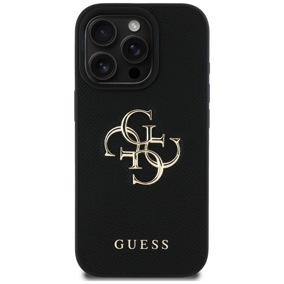 Etui GUESS Grained Big 4G and Classic Logo do iPhone 16 Pro